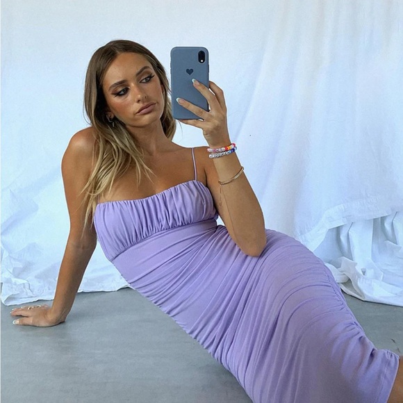 Princess Polly Ruched Midi Dress - Picture 3 of 4